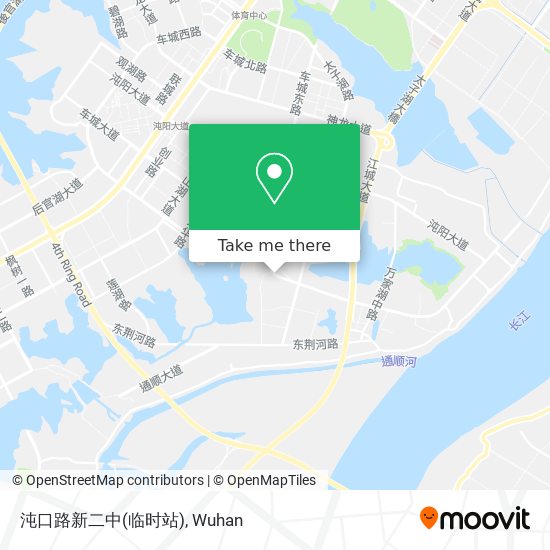 沌口路新二中(临时站) map