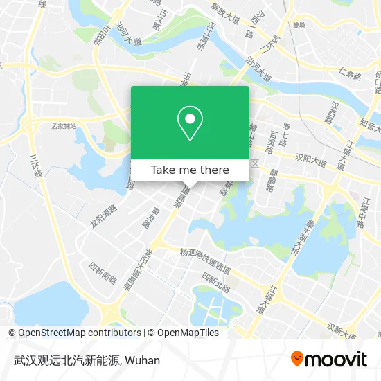 武汉观远北汽新能源 map