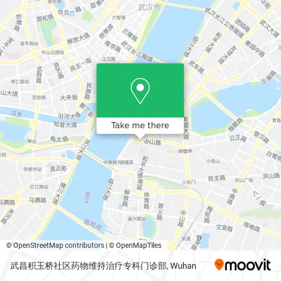 武昌积玉桥社区药物维持治疗专科门诊部 map