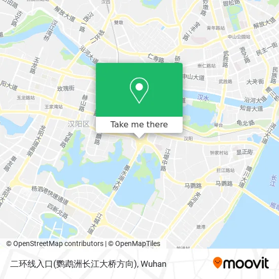 二环线入口(鹦鹉洲长江大桥方向) map