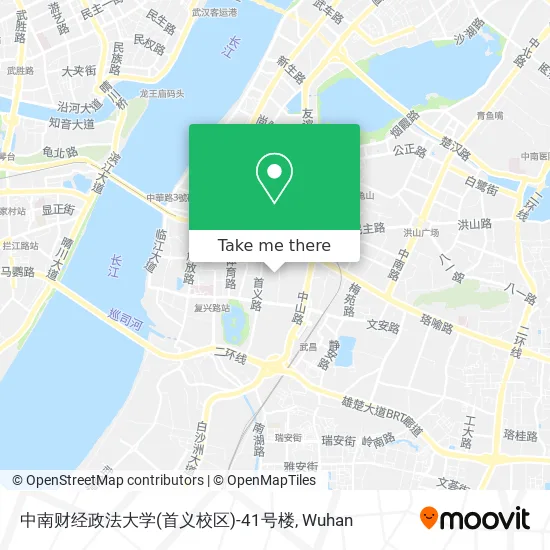 中南财经政法大学(首义校区)-41号楼 map