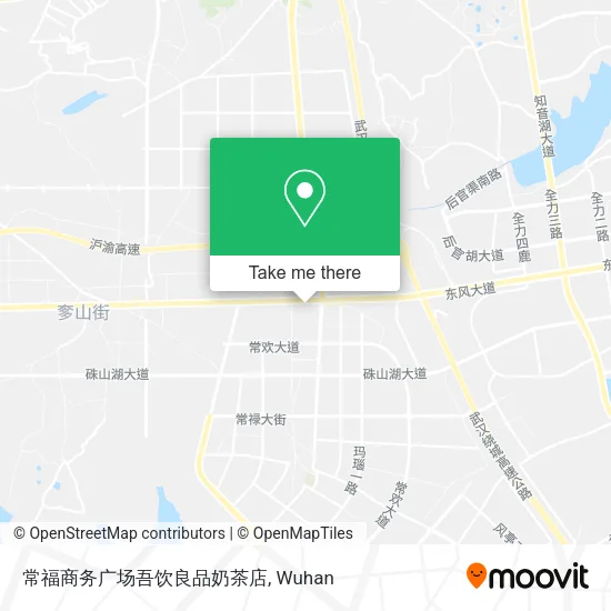 常福商务广场吾饮良品奶茶店 map