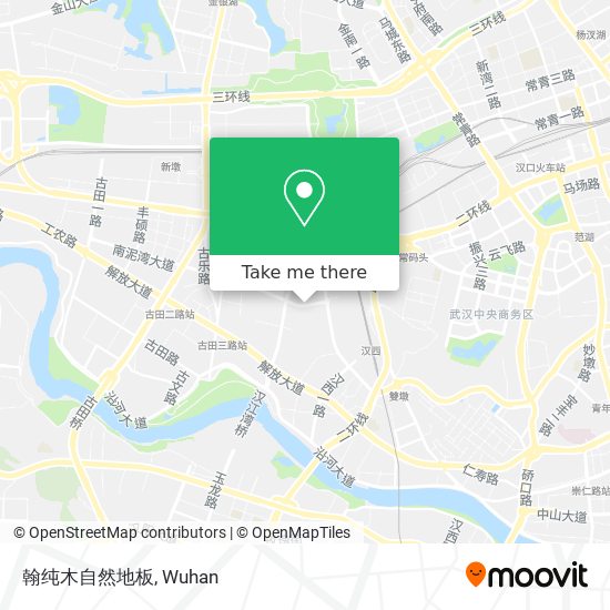 翰纯木自然地板 map