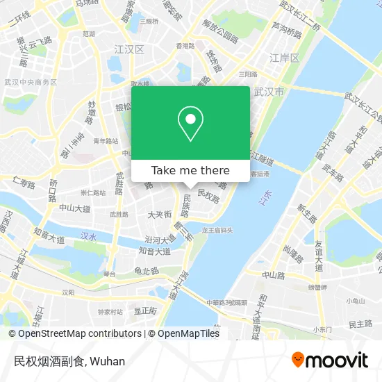 民权烟酒副食 map