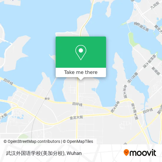 武汉外国语学校(美加分校) map