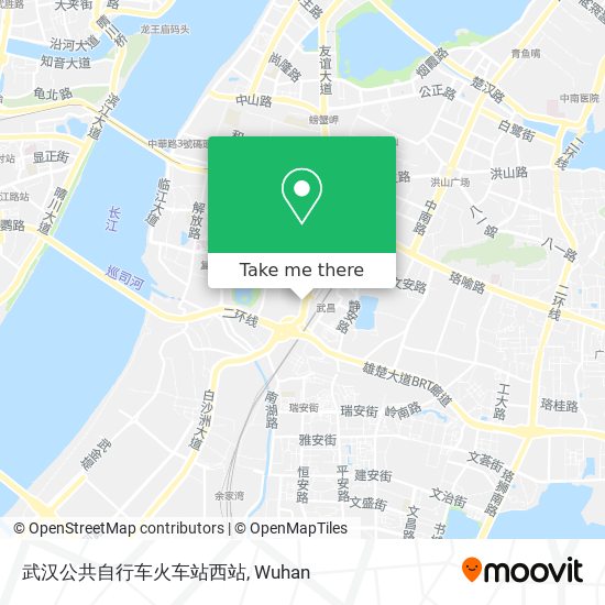 武汉公共自行车火车站西站 map