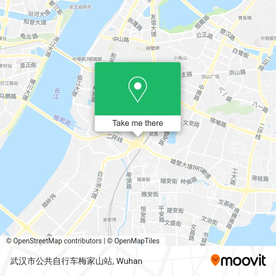 武汉市公共自行车梅家山站 map