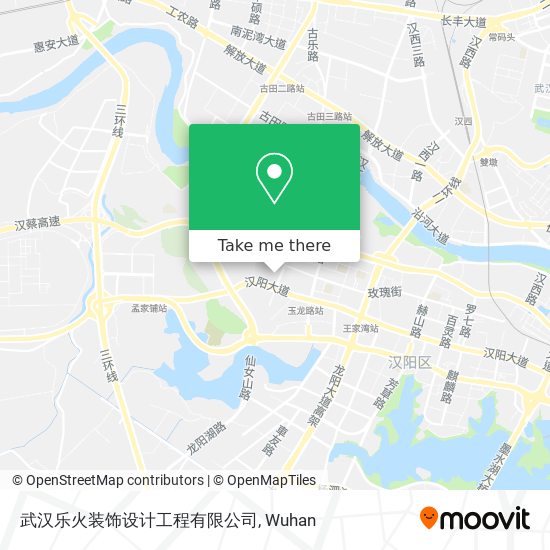 武汉乐火装饰设计工程有限公司 map