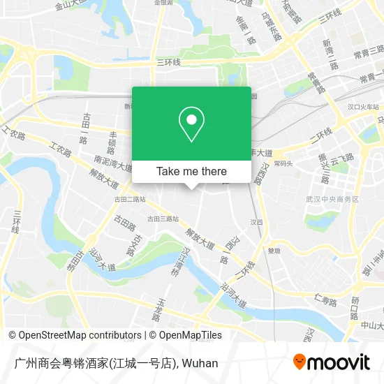 广州商会粤锵酒家(江城一号店) map