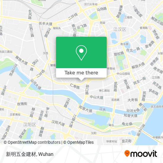 新明五金建材 map