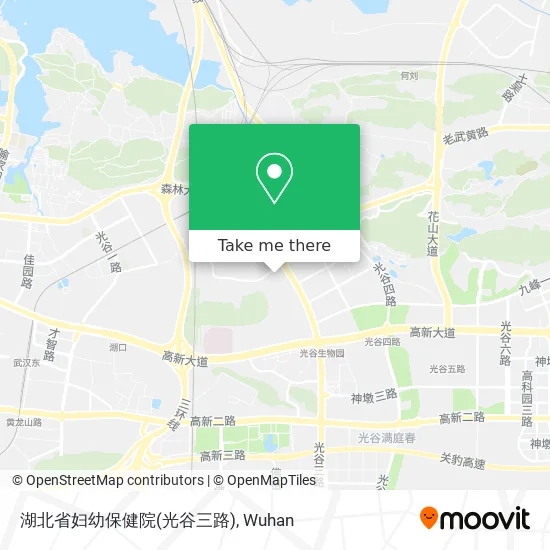 湖北省妇幼保健院(光谷三路) map
