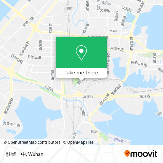 驻警一中 map