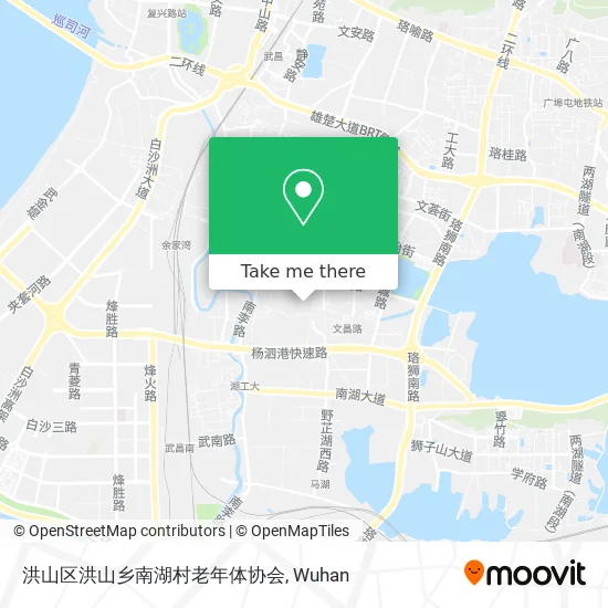 洪山区洪山乡南湖村老年体协会 map