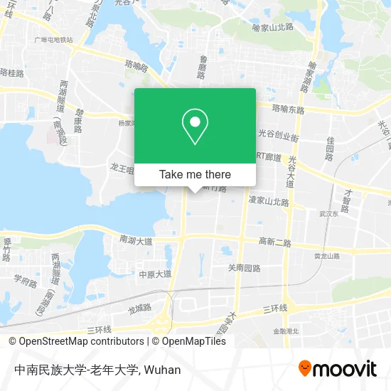 中南民族大学-老年大学 map