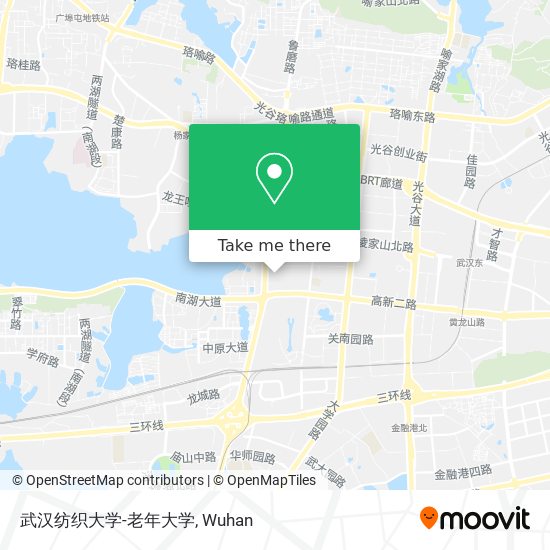 武汉纺织大学-老年大学 map