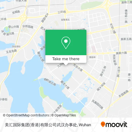 美汇国际集团(香港)有限公司武汉办事处 map