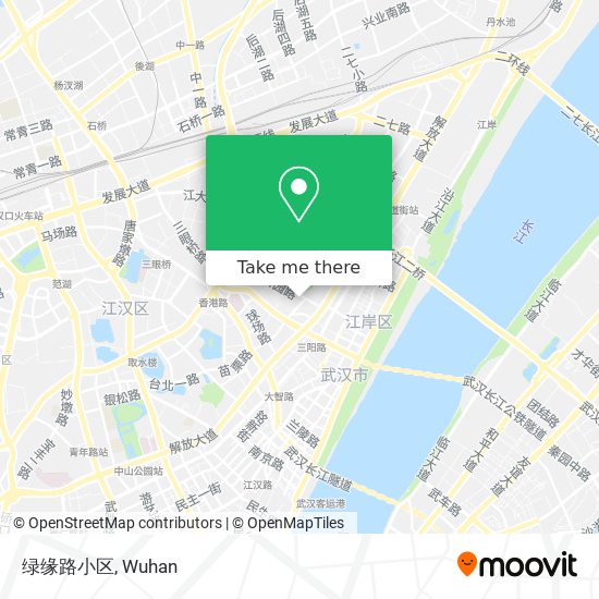 绿缘路小区 map