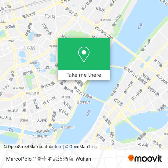 MarcoPolo马哥孛罗武汉酒店 map
