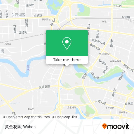 黄金花园 map
