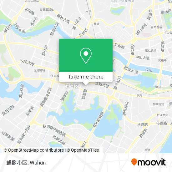 麒麟小区 map