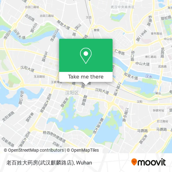 老百姓大药房(武汉麒麟路店) map