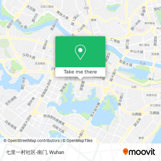 七里一村社区-南门 map