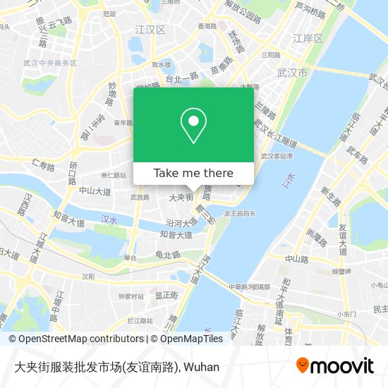 大夹街服装批发市场(友谊南路) map
