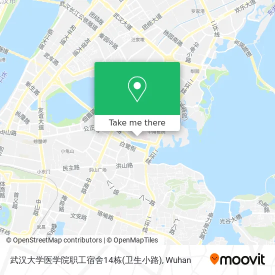 武汉大学医学院职工宿舍14栋(卫生小路) map