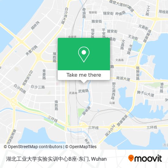 湖北工业大学实验实训中心B座-东门 map