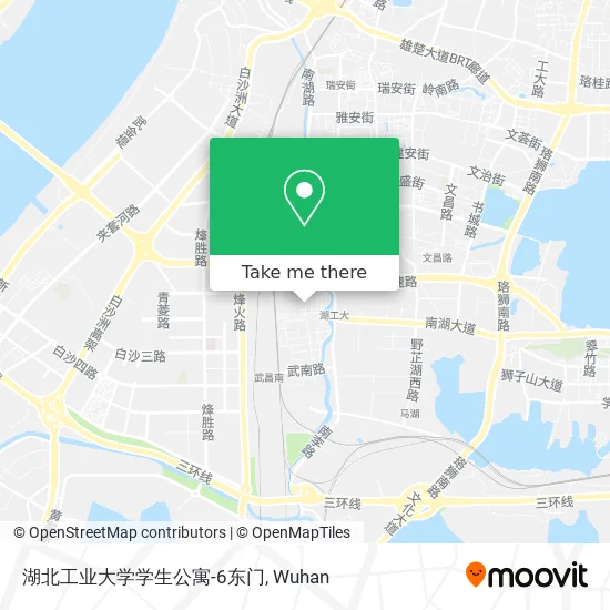 湖北工业大学学生公寓-6东门 map