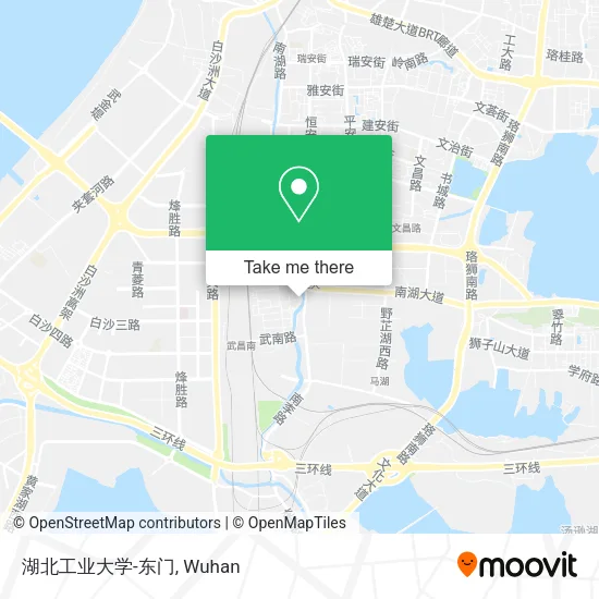 湖北工业大学-东门 map