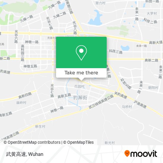 武黄高速 map