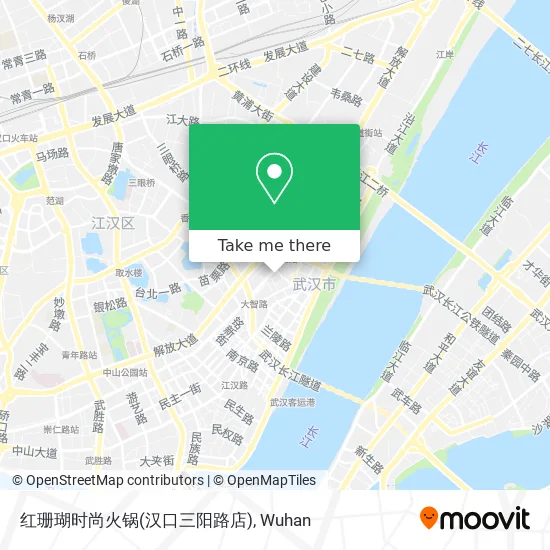 红珊瑚时尚火锅(汉口三阳路店) map