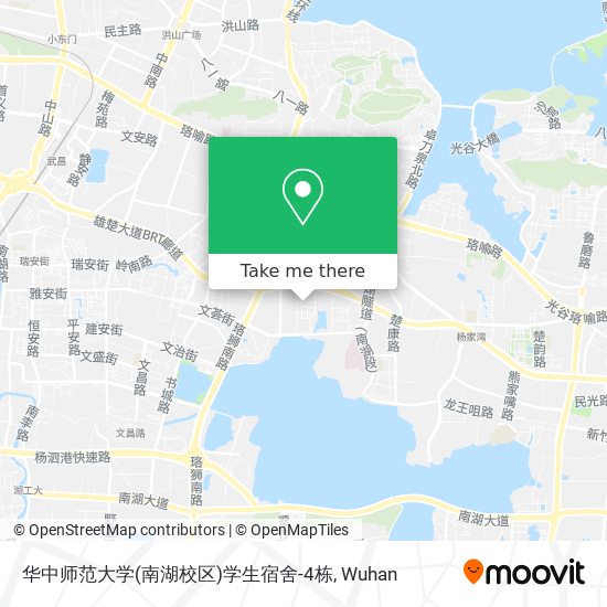 华中师范大学(南湖校区)学生宿舍-4栋 map