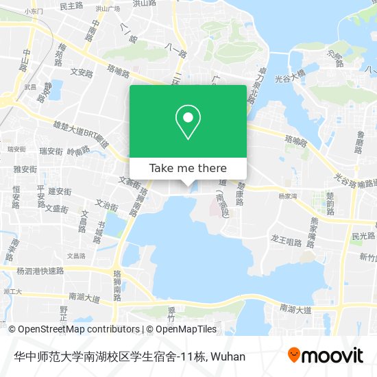 华中师范大学南湖校区学生宿舍-11栋 map
