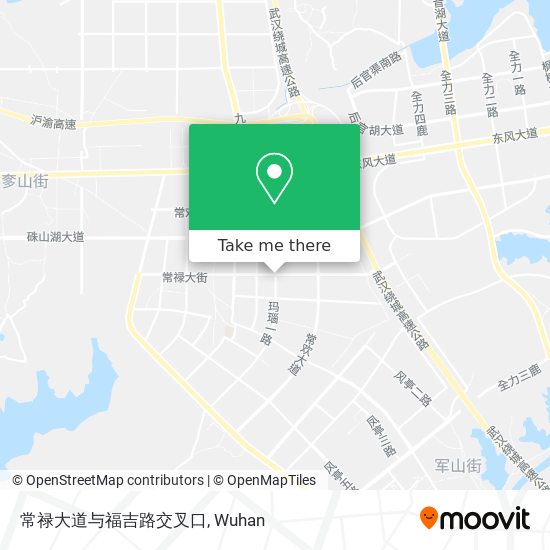 常禄大道与福吉路交叉口 map