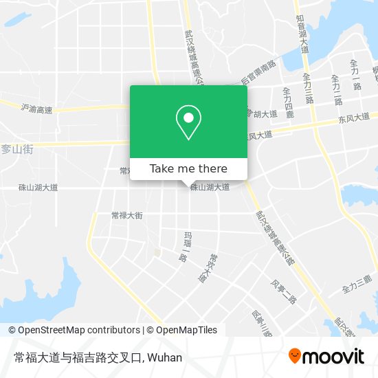 常福大道与福吉路交叉口 map