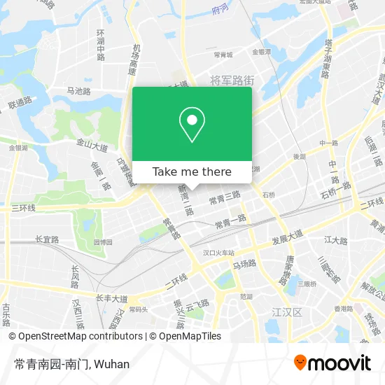 常青南园-南门 map