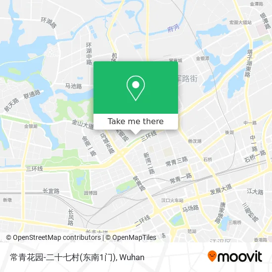 常青花园-二十七村(东南1门) map