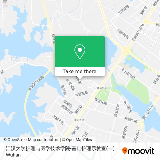 江汉大学护理与医学技术学院-基础护理示教室(一) map