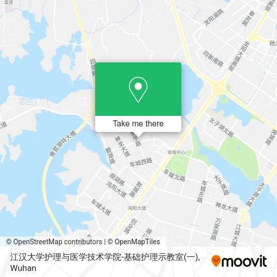 江汉大学护理与医学技术学院-基础护理示教室(一) map