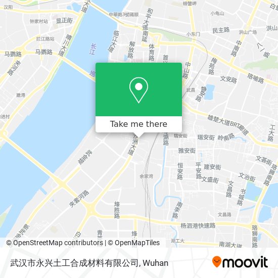 武汉市永兴土工合成材料有限公司 map
