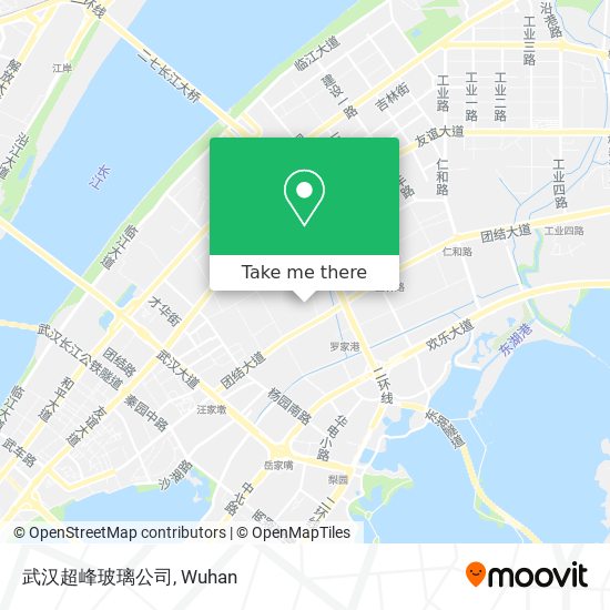 武汉超峰玻璃公司 map