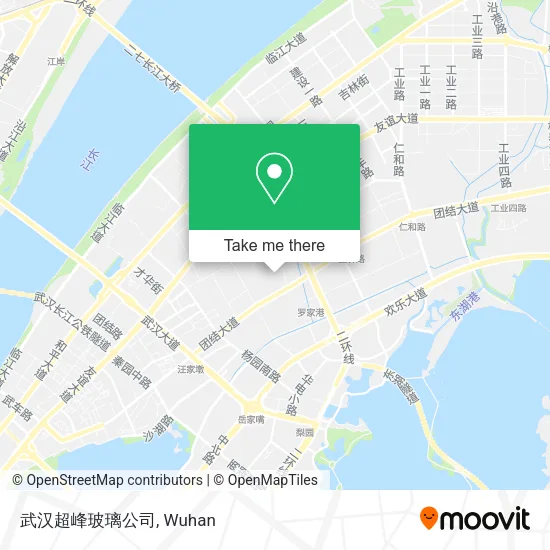武汉超峰玻璃公司 map