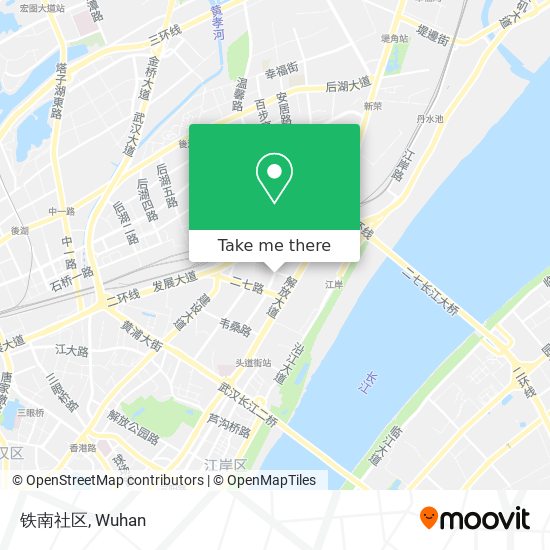 铁南社区 map