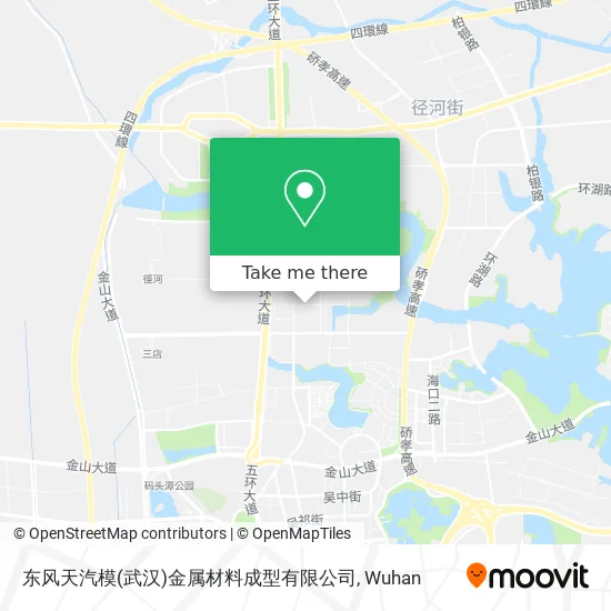 东风天汽模(武汉)金属材料成型有限公司 map