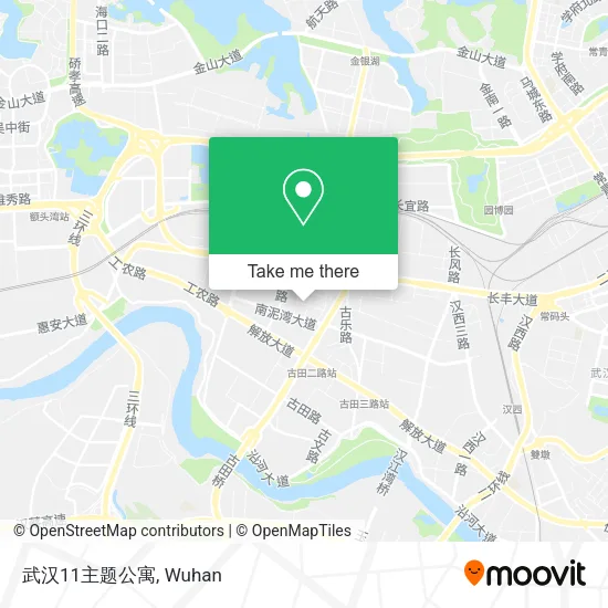 武汉11主题公寓 map