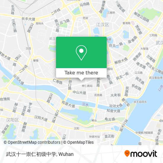 武汉十一崇仁初级中学 map