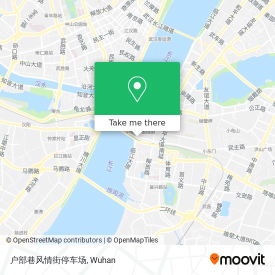 户部巷风情街停车场 map