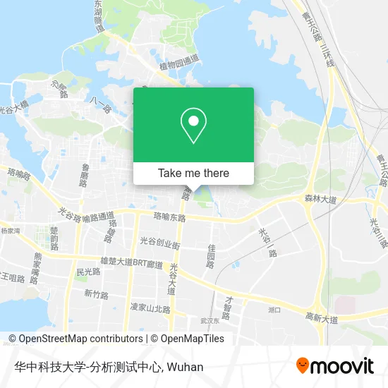 华中科技大学-分析测试中心 map